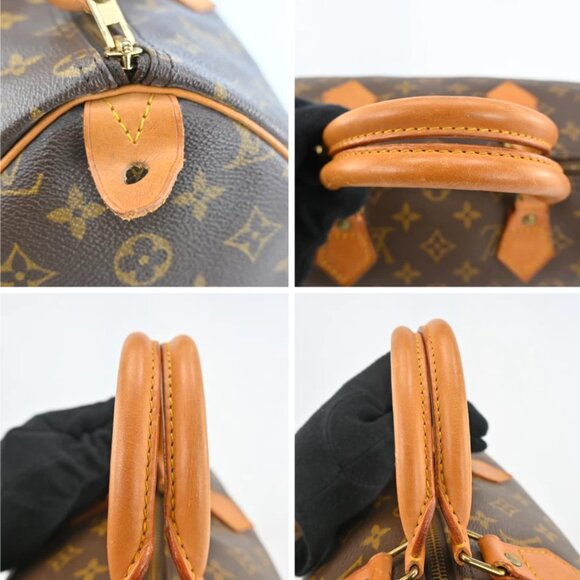 LOUIS VUITTON Monogram Speedy 35 Hand Bag bsj688-102125 - Picture 8 of 16